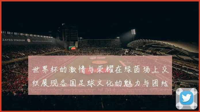 世界杯的激情与荣耀在绿茵场上交织展现各国足球文化的魅力与团结精神