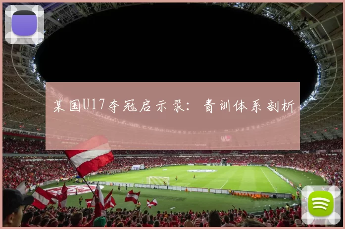 某国U17夺冠启示录：青训体系剖析